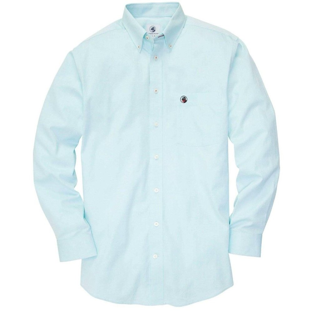 NWT Southern Proper Weekend Shirt Hushed Green Dot Button Front Men’s Small